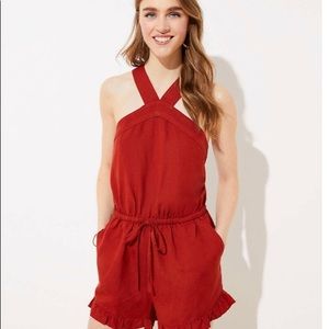LOFT Beach Halter Romper
